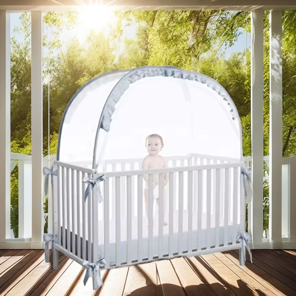 Foldable Kids Baby Dome Bed Tent Play Net (Portable Polyester Canopy)