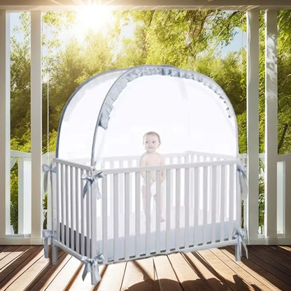 Foldable Kids Baby Dome Bed Tent Play Net (Portable Polyester Canopy)
