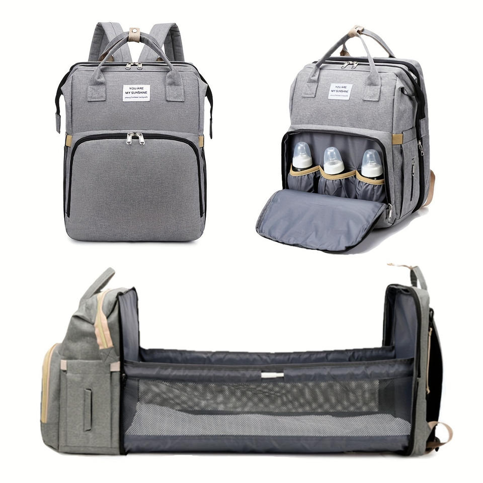 Waterproof Portable Mommy Bags Baby Bags for Mom Baby Products Diaper Bag with Changing Pad