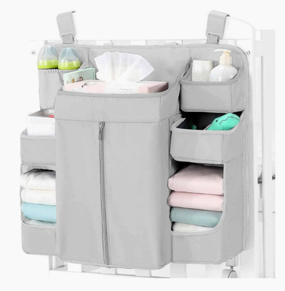Portable Baby Essentials Diaper Child Nursery Hanging Diaper Caddy Organizer for Changing Table Crib Diaper Stacker Wholesale