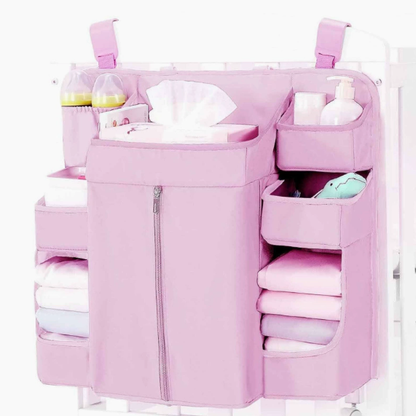 Portable Baby Essentials Diaper Child Nursery Hanging Diaper Caddy Organizer for Changing Table Crib Diaper Stacker Wholesale